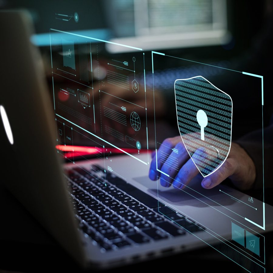 Digital crime by an anonymous hacker